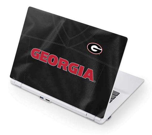 University of Georgia Black Jersey Acer Chromebook Skin